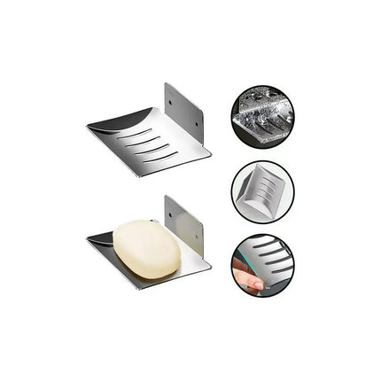 Set Accesorios Baño Juego 6 Piezas Acero Inoxidable Gris