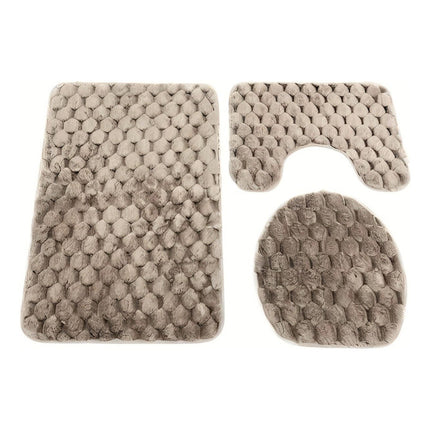 Set De Alfombras De Baño 3pcs Rombos