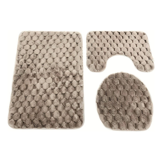 Set De Alfombras De Baño 3pcs Rombos