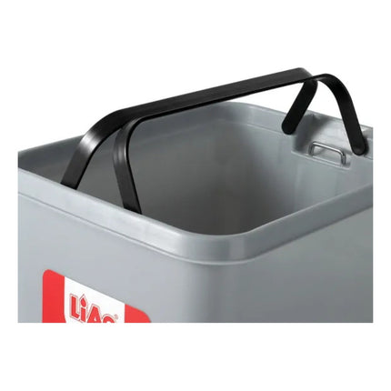 Basurero Con Tapa Y Pedal 10lts T130042 Gris