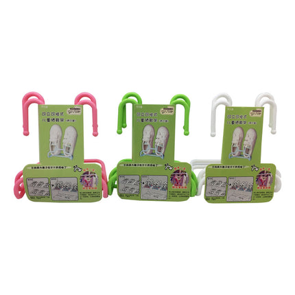 Organizador De Zapatos De Plástico X2 Estilo Percha Varios