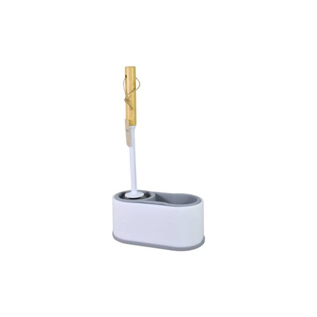 Cepillo De Baño De Silicona Con Base Colgante 40x21x10cm B