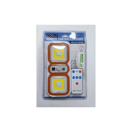 Luz Cob X 2 Con Control Blanco Blanco