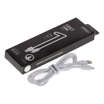 Cable Usb Genérico 1m Carga Y Datos Blanco