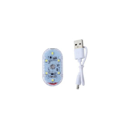 Luz Tactil Recargable Usb Blanca Para Auto Blanco