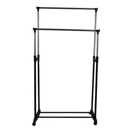 Perchero Extensible Doble Con Ruedas