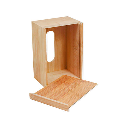 Servilletero Rectangular De Bambu Madera