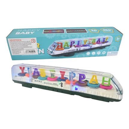 Tren Con Luces, Sonido Y Movimiento 30 X 7 Cm X