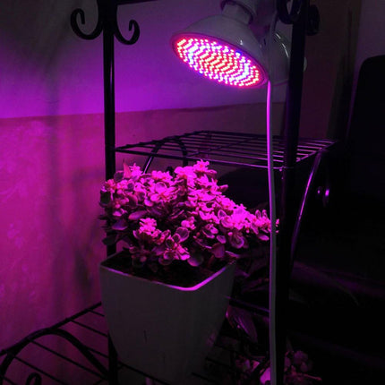 Lampara 200 Led 120 Grados Espectro Cultivo Plantas Flores Violeta