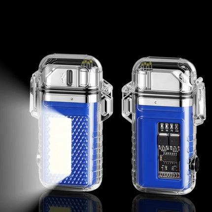 Encendedor Plasma Linterna Electrico Impermeable Recargable V