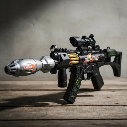 Pistola De Juguete Con Luz, Sonido Y Efecto Humo Ty372713 Ne