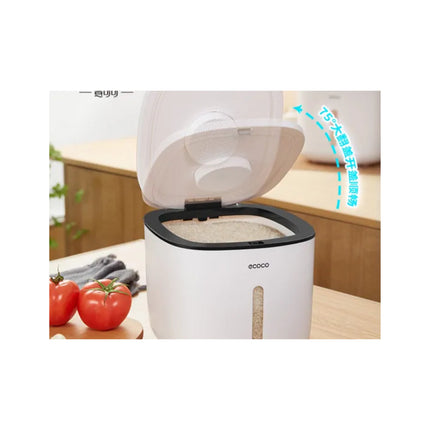 Contenedor Grande De Comida Tapa Automática Ecoco E2005 X