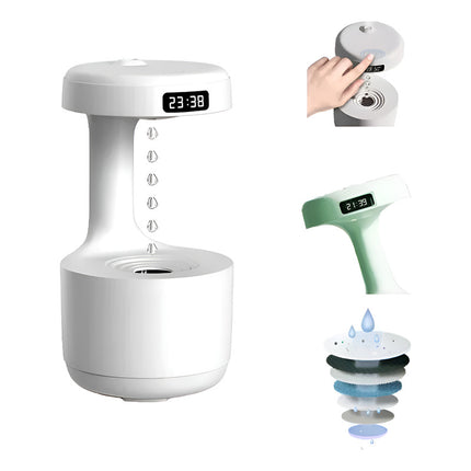 Difusor De Aromas Para Escritorio Con Reloj X