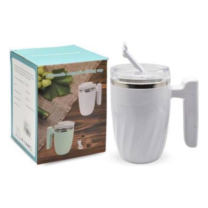 Taza Térmica Auto Revolvedora Con Mango 380ml