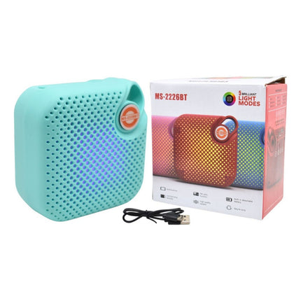 Parlante Portátil Bluetooth Con Luces.