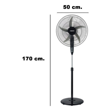 Ventilador De Pie Enxuta Vpenx920n 170 Cm Cantidad De Aspas 5 Diámetro 1   Material De Las Aspas Plástico