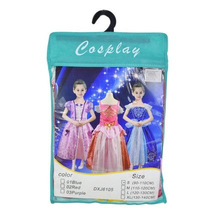 Disfraz Infantil Vestido De Princesa Rosado