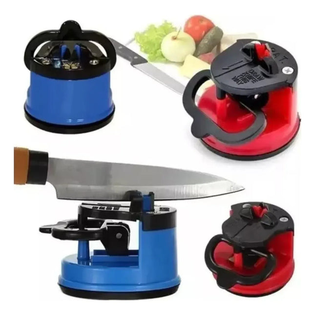 Afilador Manual De Cuchillos Con Ventosa Varios