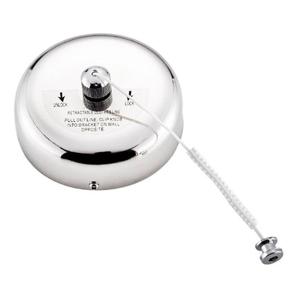 Tendedero Redondo Retractil Extensible Linga De Acero 2.8mts Acero