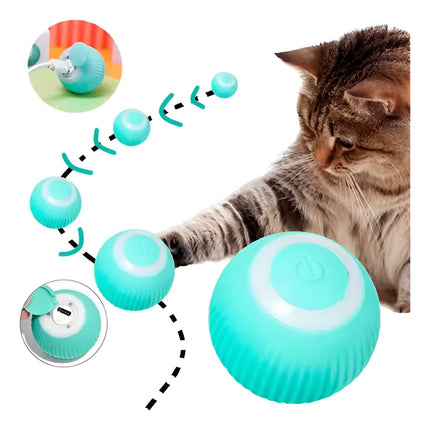 Pelota Inteligente Para Gatos Juguete Interactivo Carga Usb V