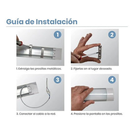 Artefacto + Tubo Led 30cm 10w-jhd310