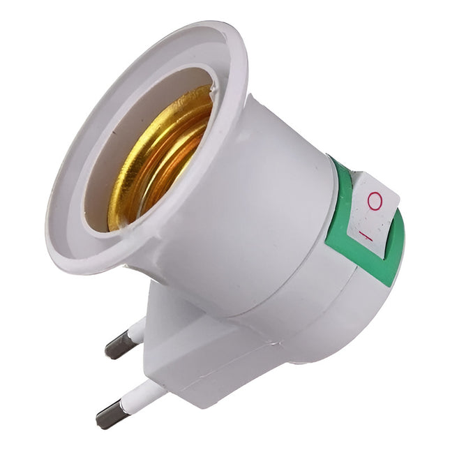 Porta Lampara Con Enchufe Y Llave De Encendido