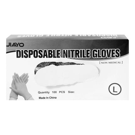 Guantes De Nitrilo Desechables 100 Unidades Negros Negro