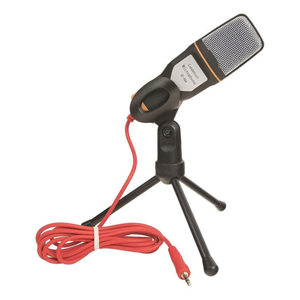 Micrófono Sf 666 Condensador Omnidireccional Cable 3,5 Mm Negro