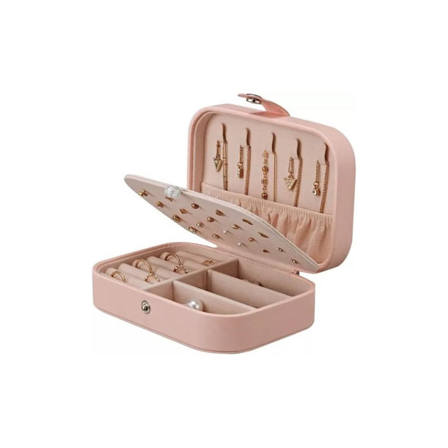 Alhajero Organizador De Joyas Rosado  Rosa
