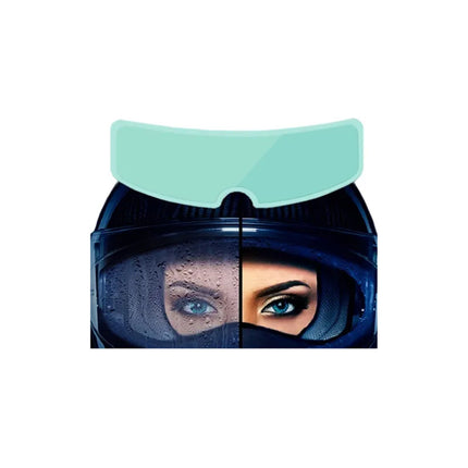 Pelicula Anti-vaho Universal Para Cascos De Moto Verde/acua Claro