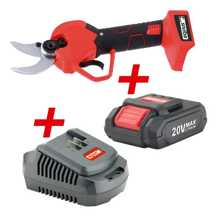 Mini Podadora Inalámbrica Equus + Cargador 20 V + Bateria Rojo