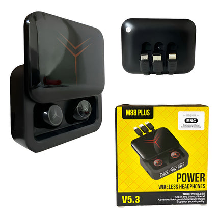 Auriculares Inalámbricos Con Bluetooth 5.3 Y Powerbank X