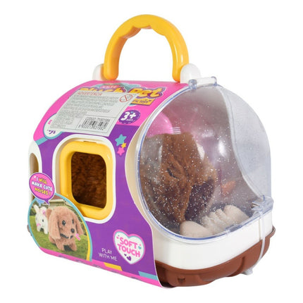 Carpincho Capibara A Pilas En Jaula Transportadora