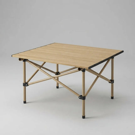 Mesa De Camping Plegable 55 X 55 Cm Marrón
