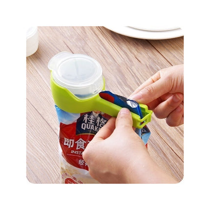 Cierra Bolsa Con Pico Vertedor Cocina Almacenamiento Clip Varios