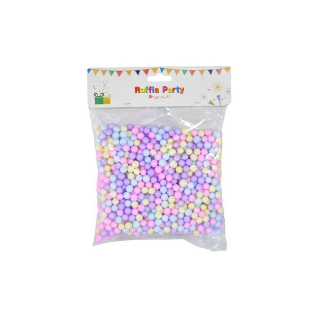 Mini Bolas De Espuma Para Cotillón Multicolor