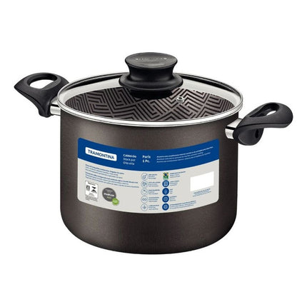Olla Alta Tramontina 9.8lts 26cm 28530/626 Negro