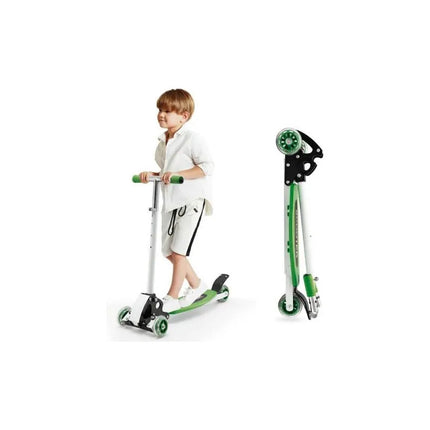 Tripatin Monopatin  Scooter Plegable Aluminio Liviano Verde