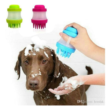 Cepillo De Baño Para Perros /gatos  Dispensador Varios