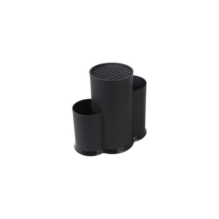 Organizador Para Cubiertos Cilíndrico 3 En 1 Negro