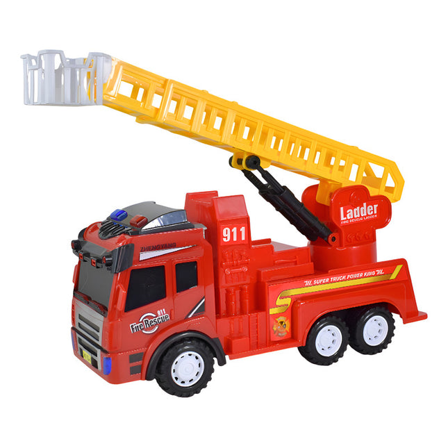 Camion De Bomberos A Fricción Ty363119c Rojo