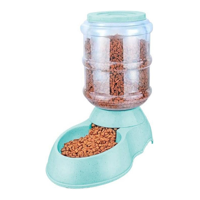 Dispensador De Alimento + Dispensador De Agua  Mascota