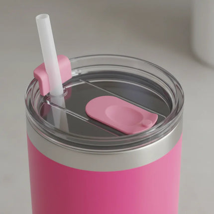 Vaso Térmico Vigore Con Tapa Y Sorbito Fucsia 900ml Fucsia