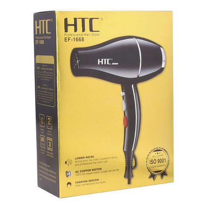 Secador De Pelo Htc Ef-1668 Negro Negro