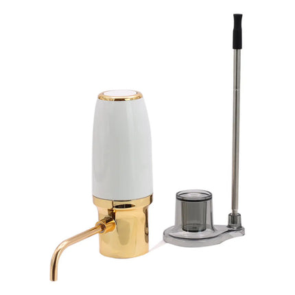 Dispensador Automatico De Vino Aireador Recargable Blanco