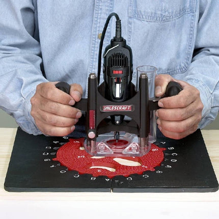 Plantilla Diseño Inlaykit Router Stencil Figura Milescraft