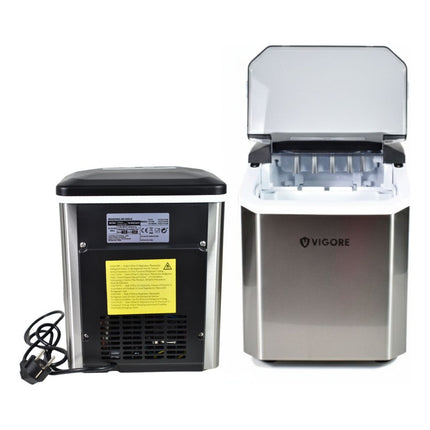 Maquina Electrica Vigore Para Hacer Hielo Gris