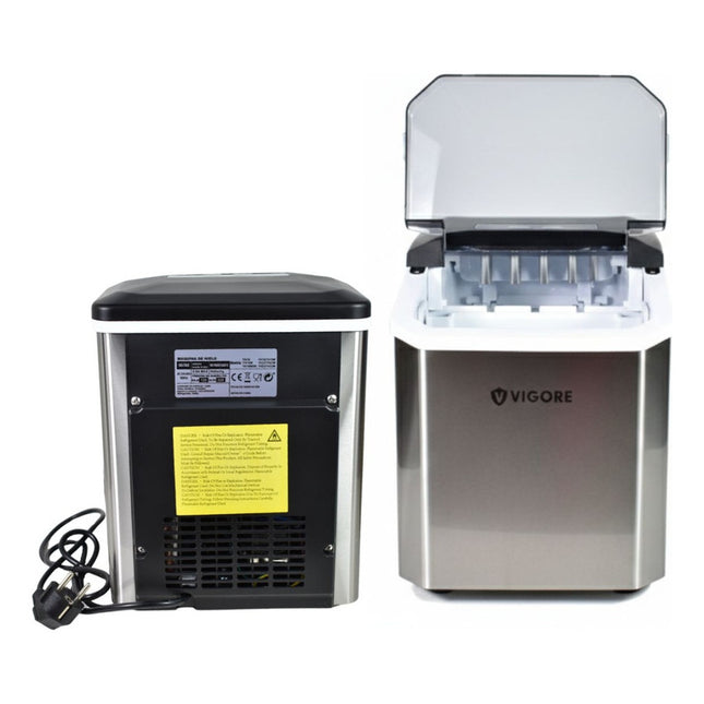 Maquina Electrica Vigore Para Hacer Hielo Gris