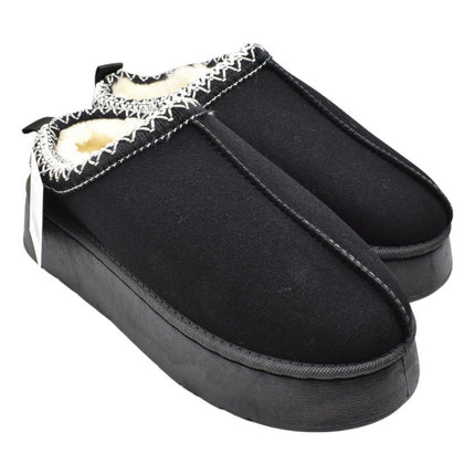 Pantu-botas Zapatos  Forradas Negras