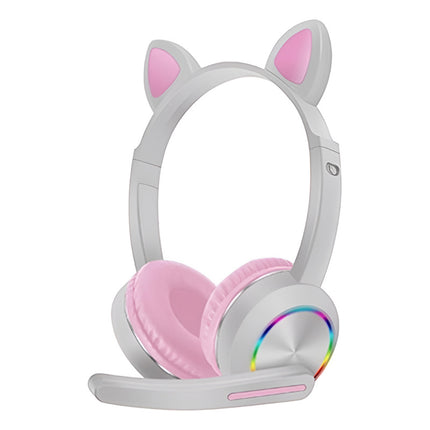 Auriculares Orejas De Gato  Con  Luz Led Y Micrófono  Varios